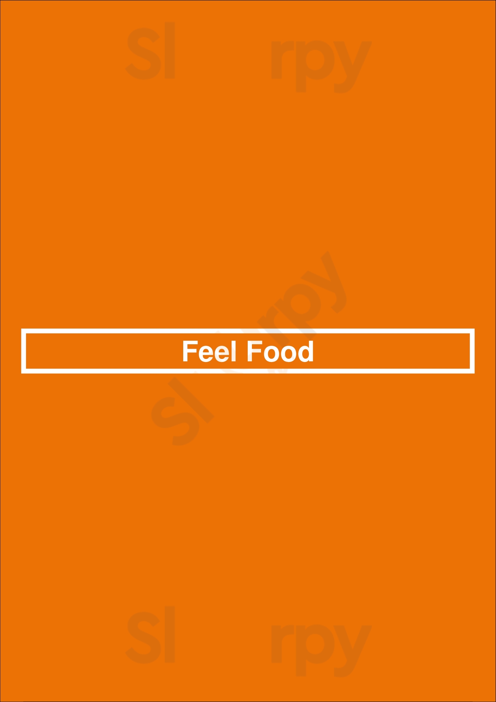 Feel Food Toulon Menu - 1