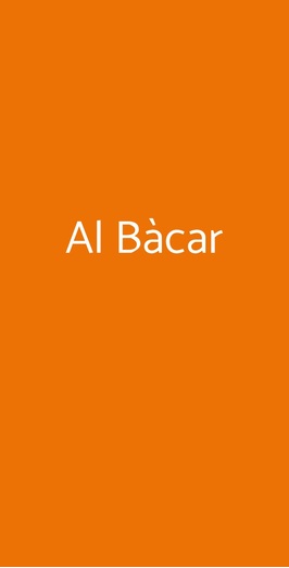 Al Bacar, Fagagna