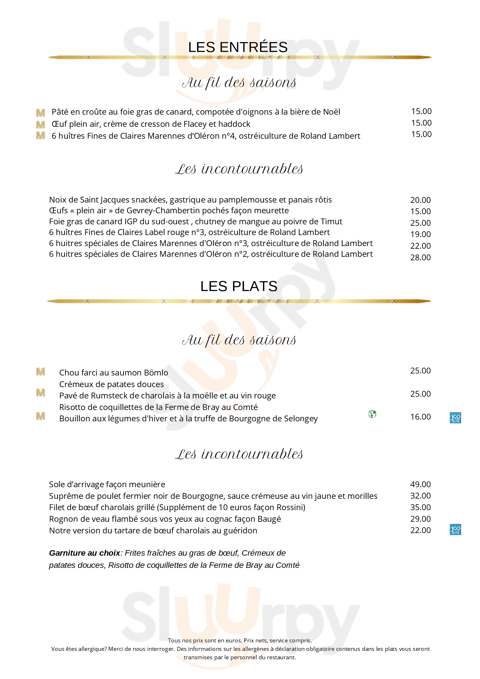 Brasserie Le Petit Central Dijon Menu - 1