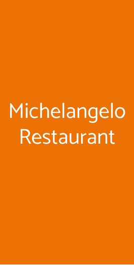 Michelangelo Restaurant Milan, Novegro