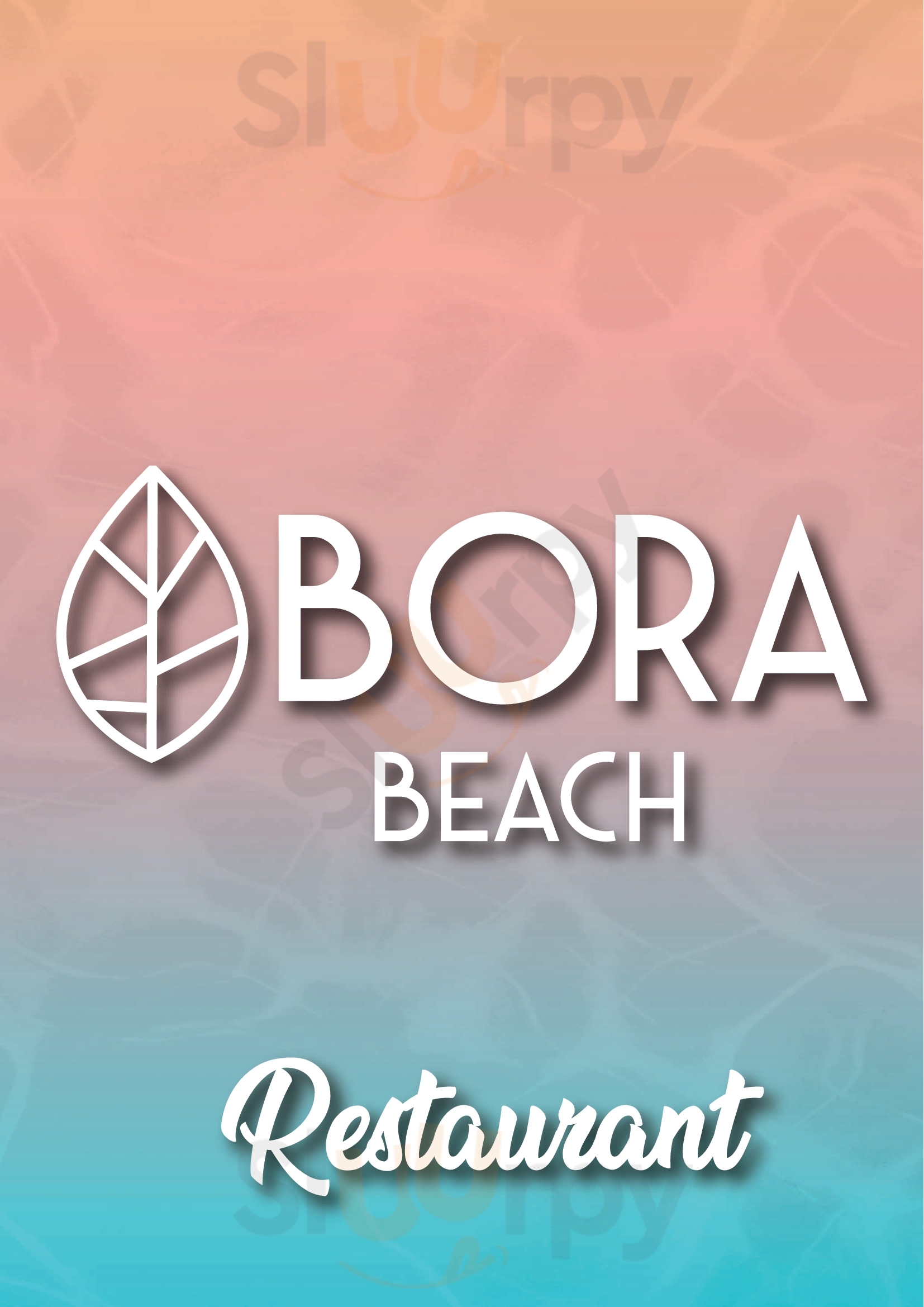 Borabeach Cap d'Agde Menu - 1