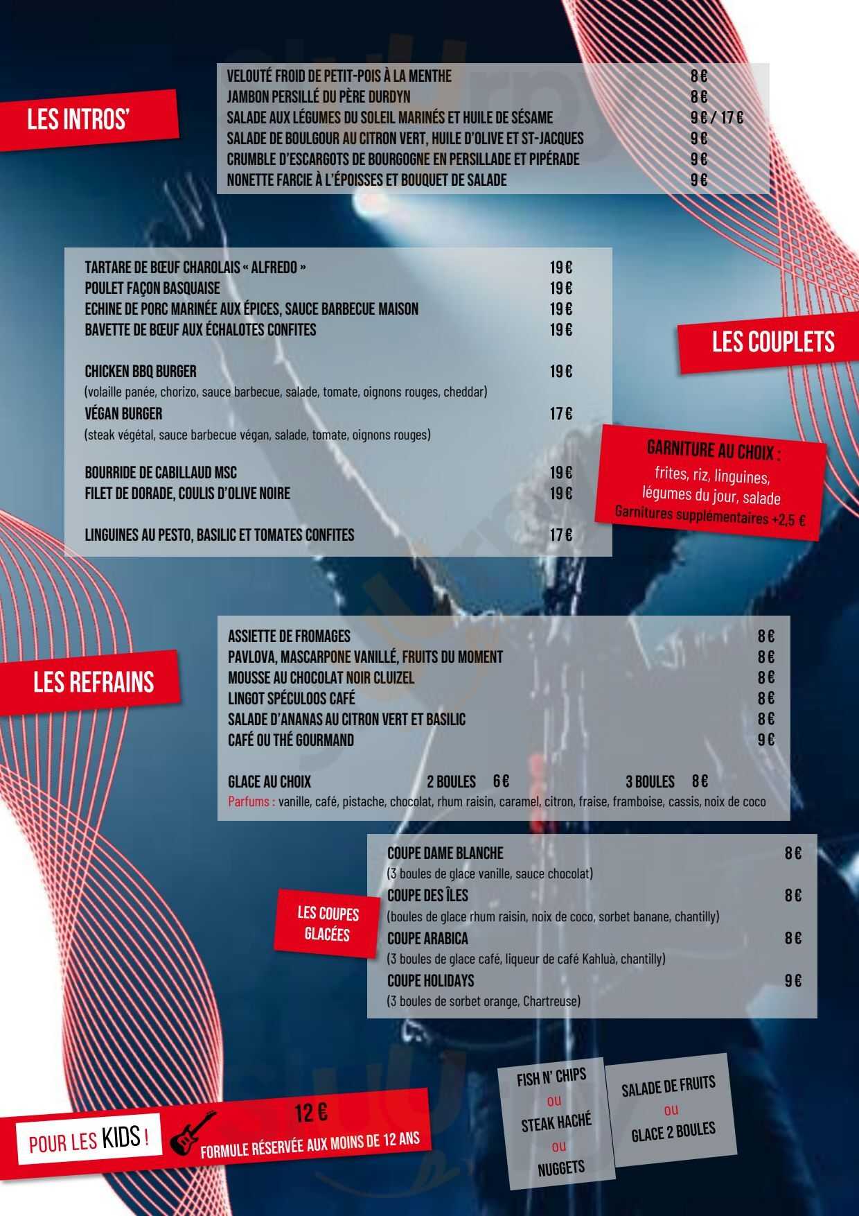 Le Klub Dijon Menu - 1