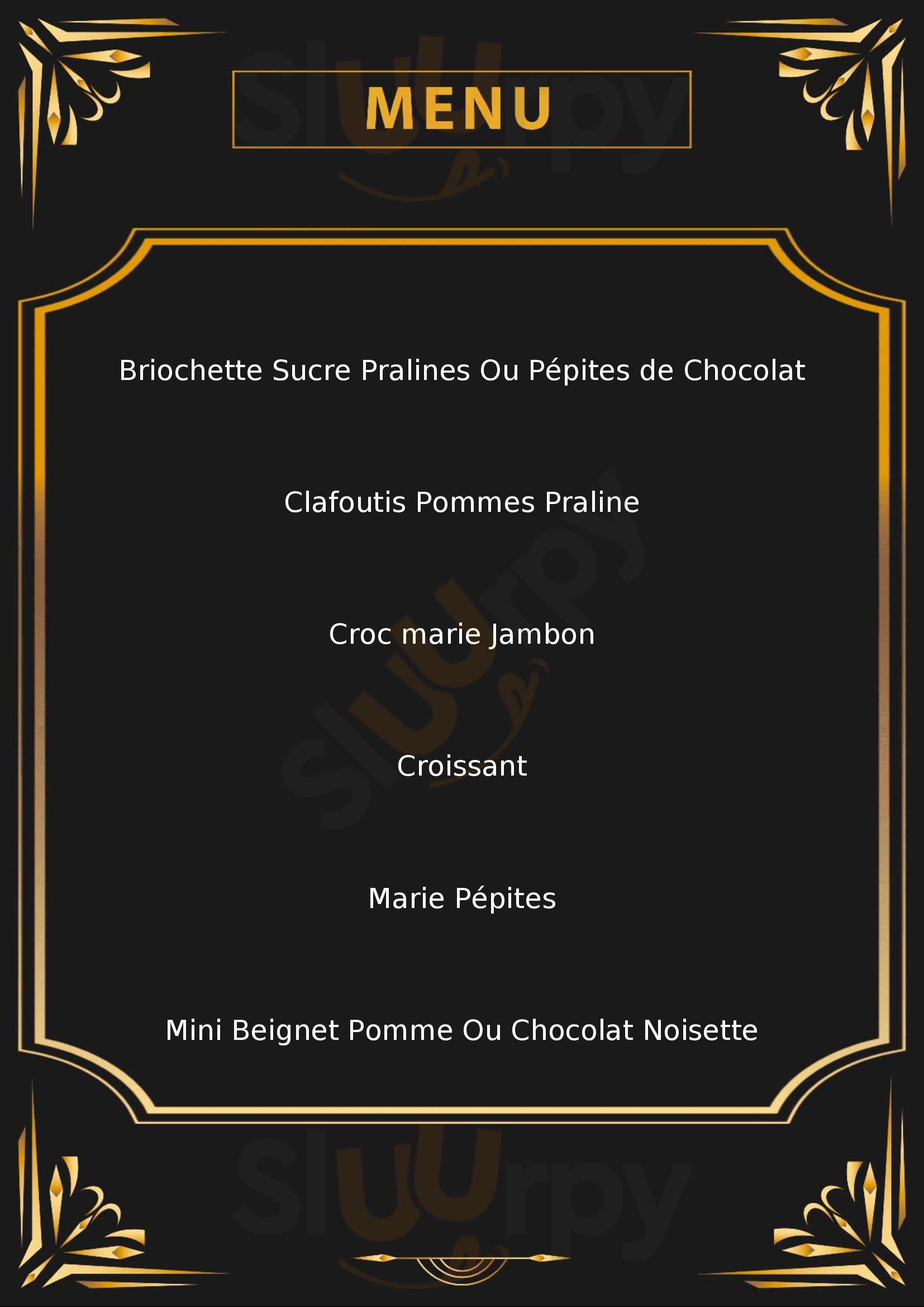 Boulangerie Marie Blachere Tours Menu - 1