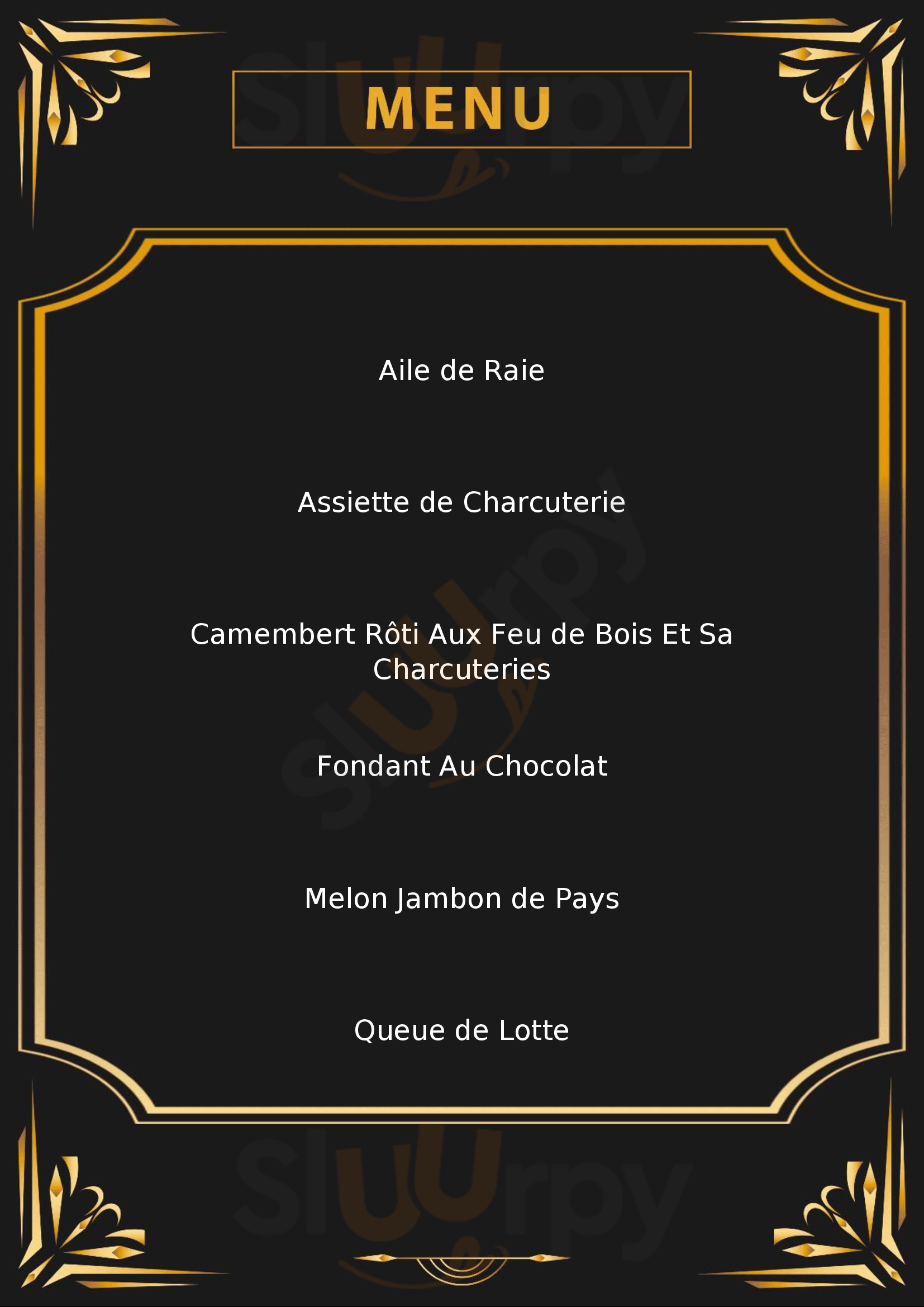 Le Gladiateur Dangu Menu - 1