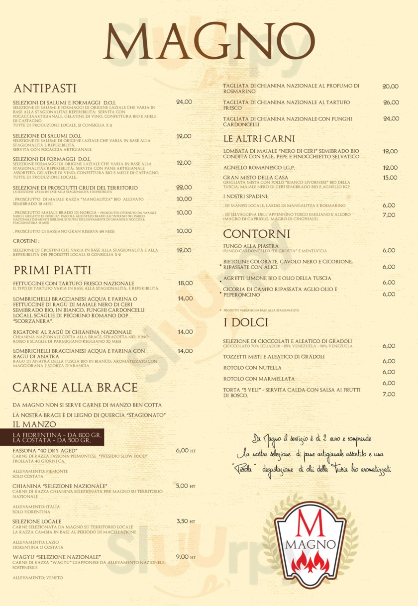 Magno Ristorante Braceria, Bracciano