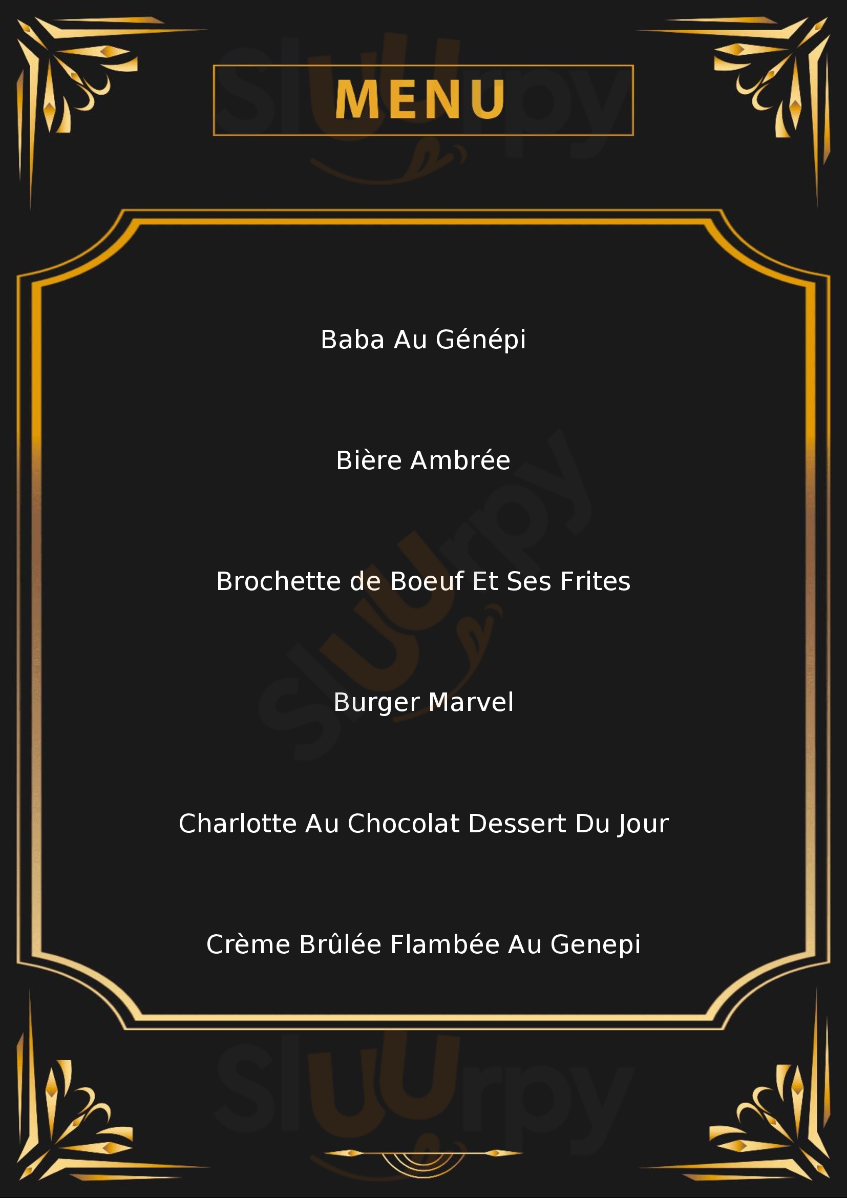 La Puzze Morillon Menu - 1