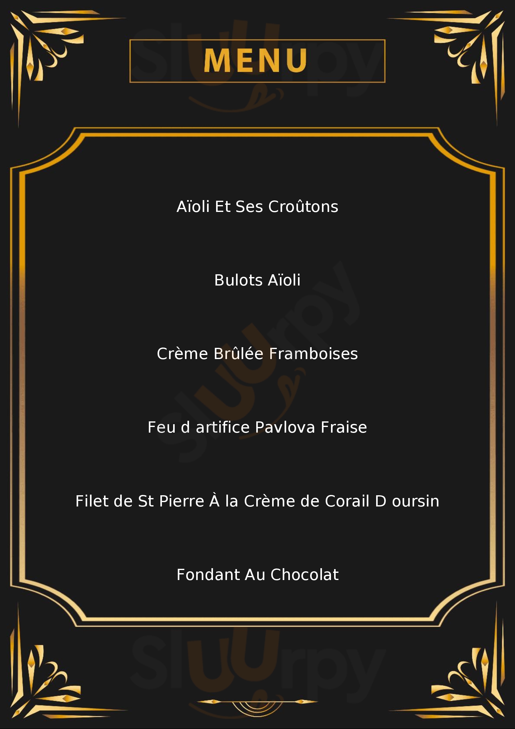 Le Jardin Des Délices Saintes-Maries de la Mer Menu - 1