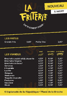 B Pub Niort menu