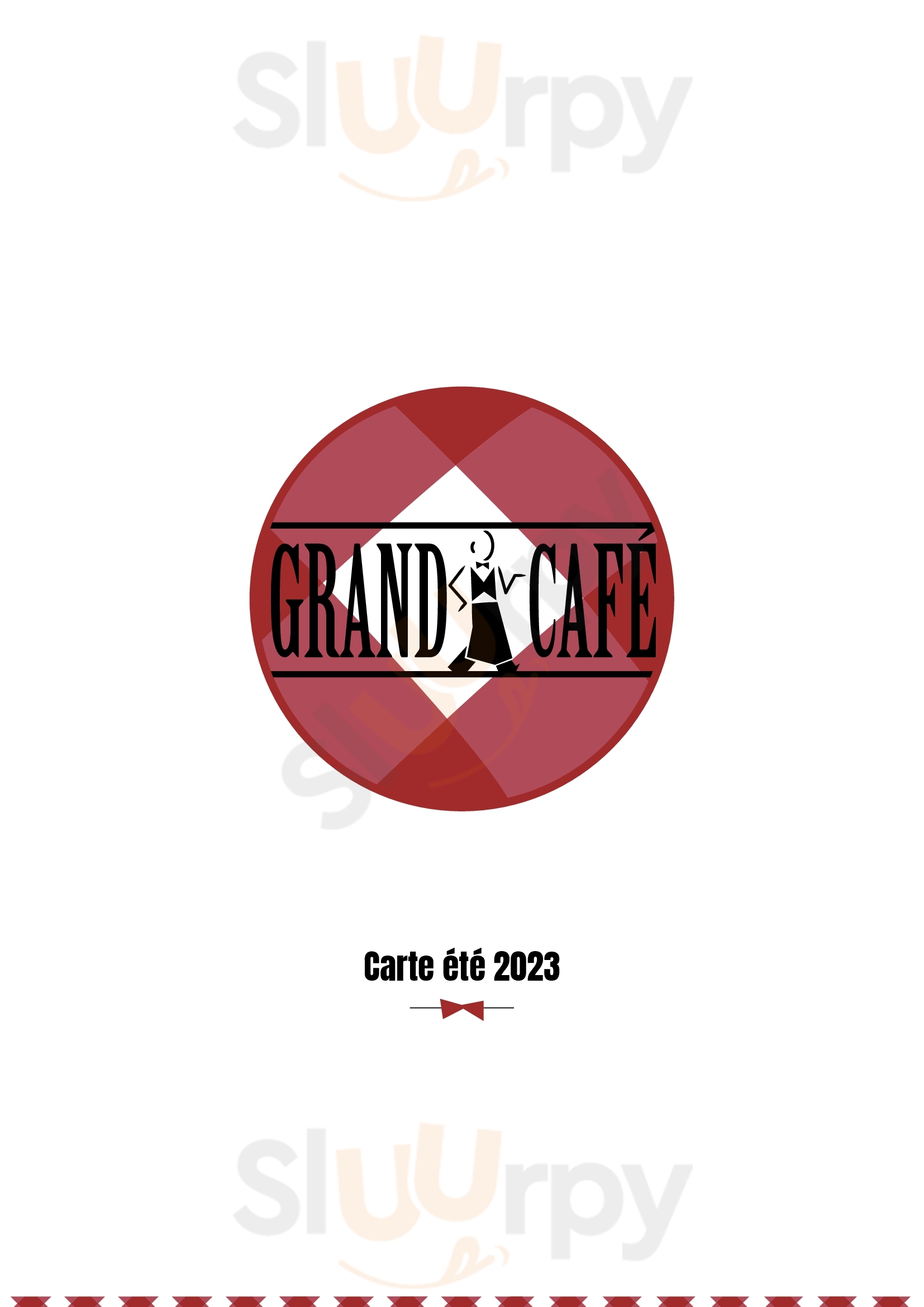 Le Grand Café Cholet Menu - 1
