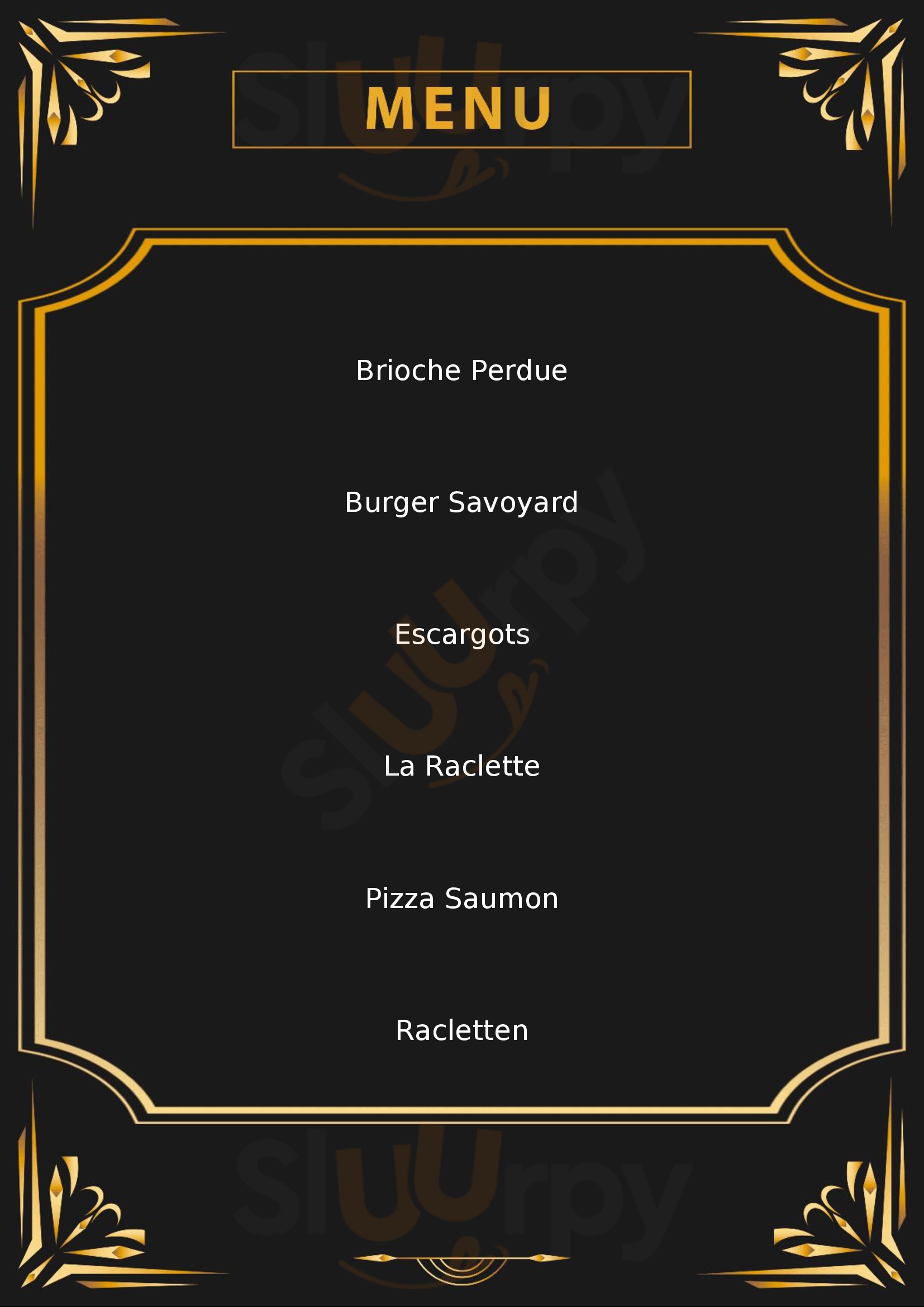 La Vallee Gourmande Les Menuires Menu - 1