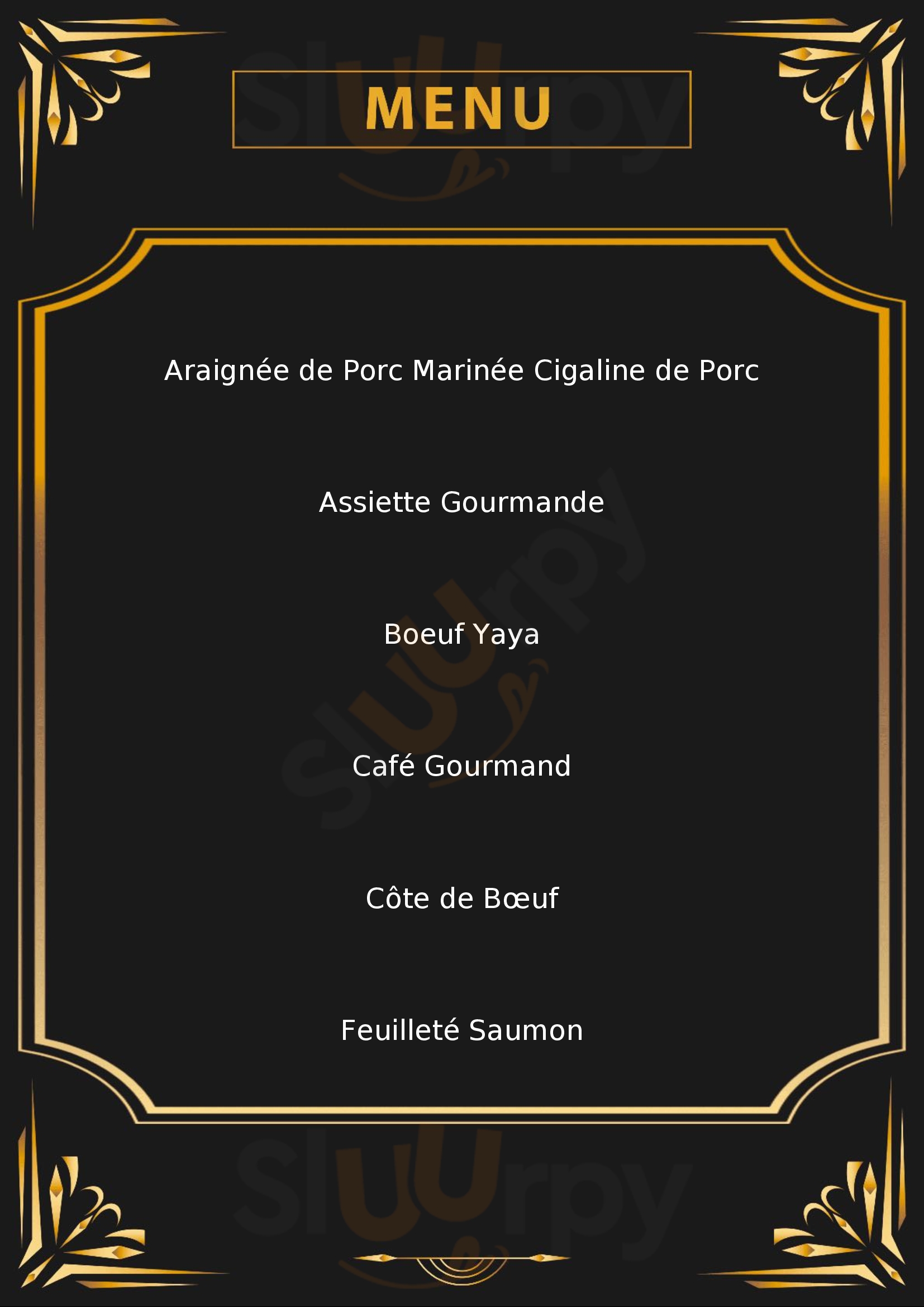 La Simplicité Nevers Menu - 1