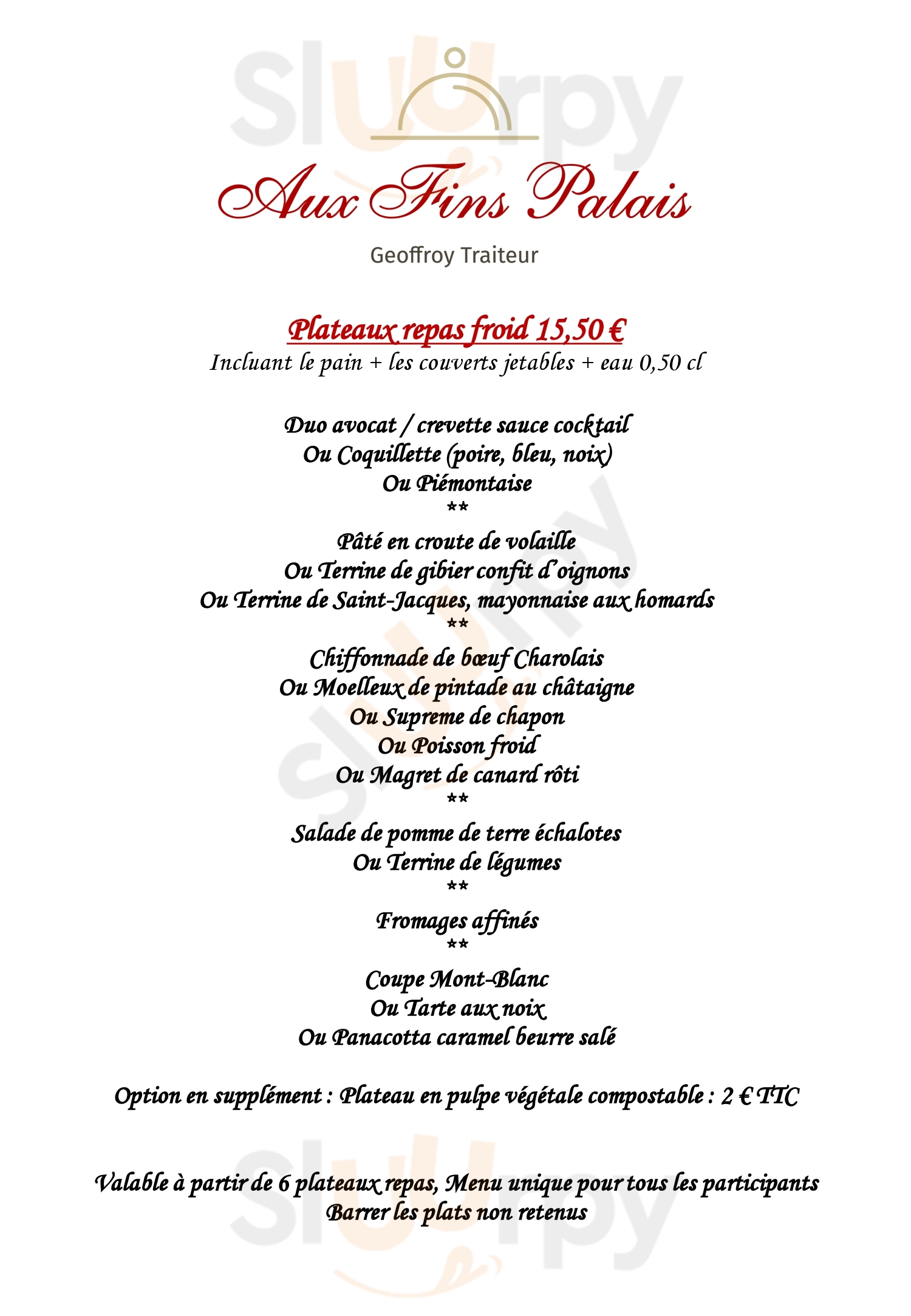 Centre National De Costumes De Scene Bar Brasserie Moulins Menu - 1