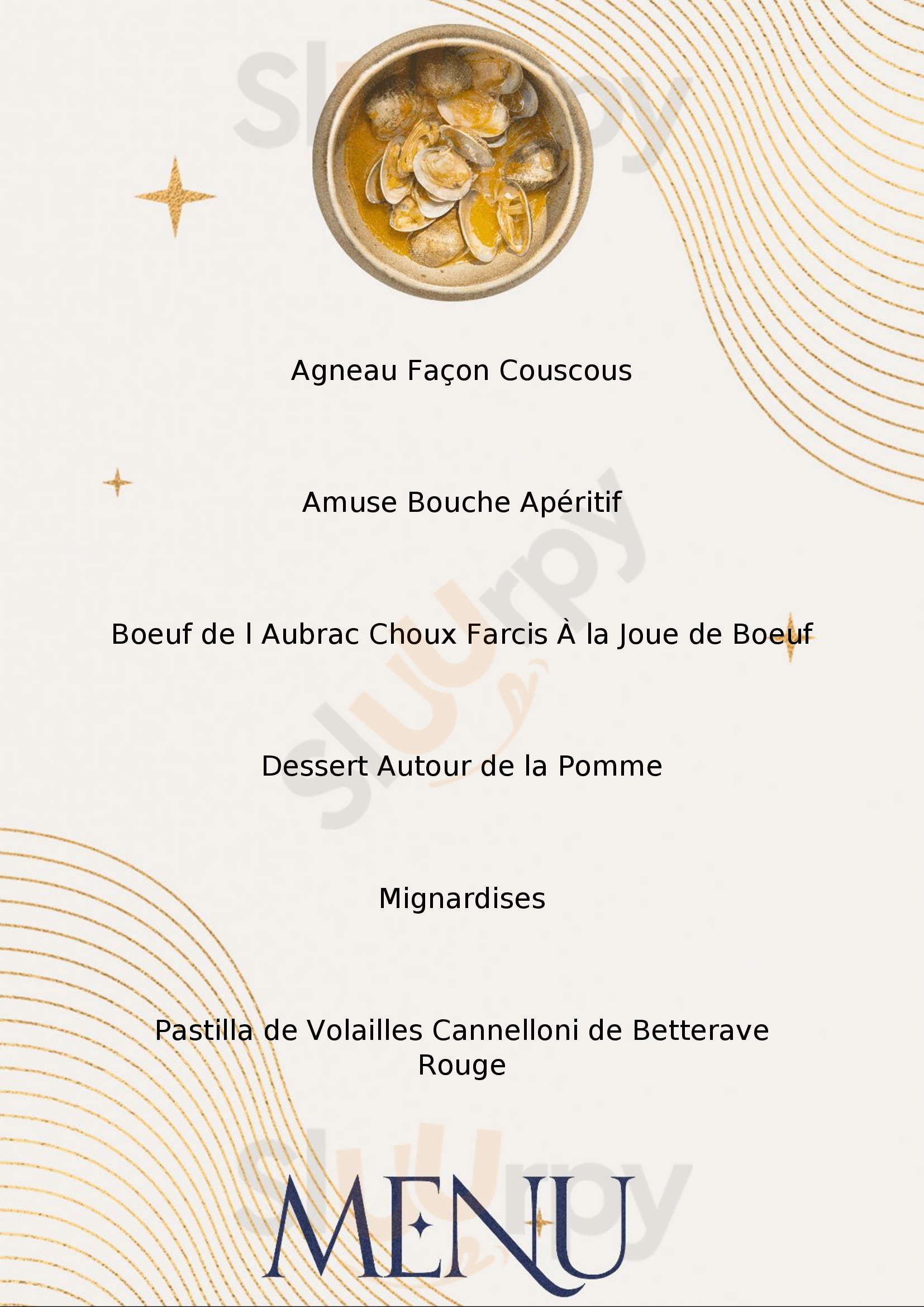 De Lauzun Pezenas Menu - 1