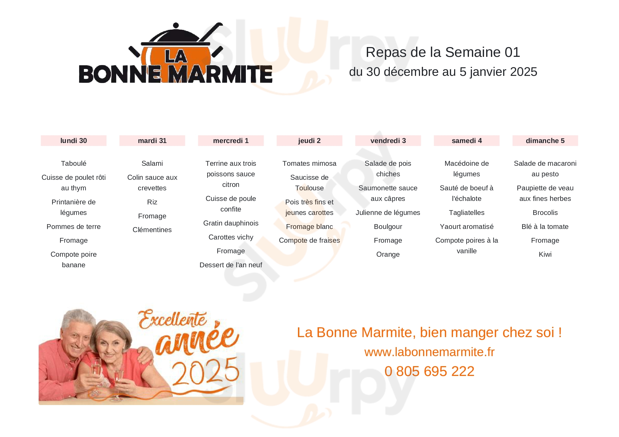 La Bonne Marmite - Carvin Douai Henin Douai Menu - 1