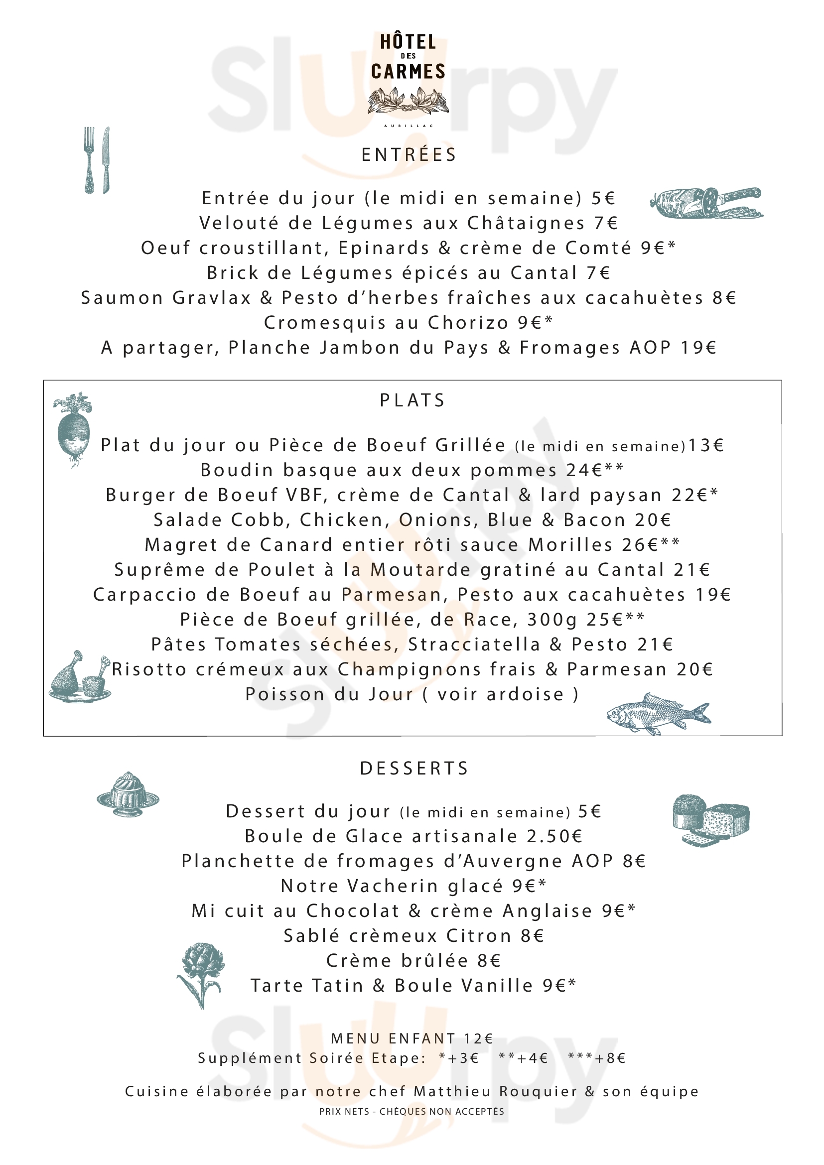 The Daily Aurillac Menu - 1