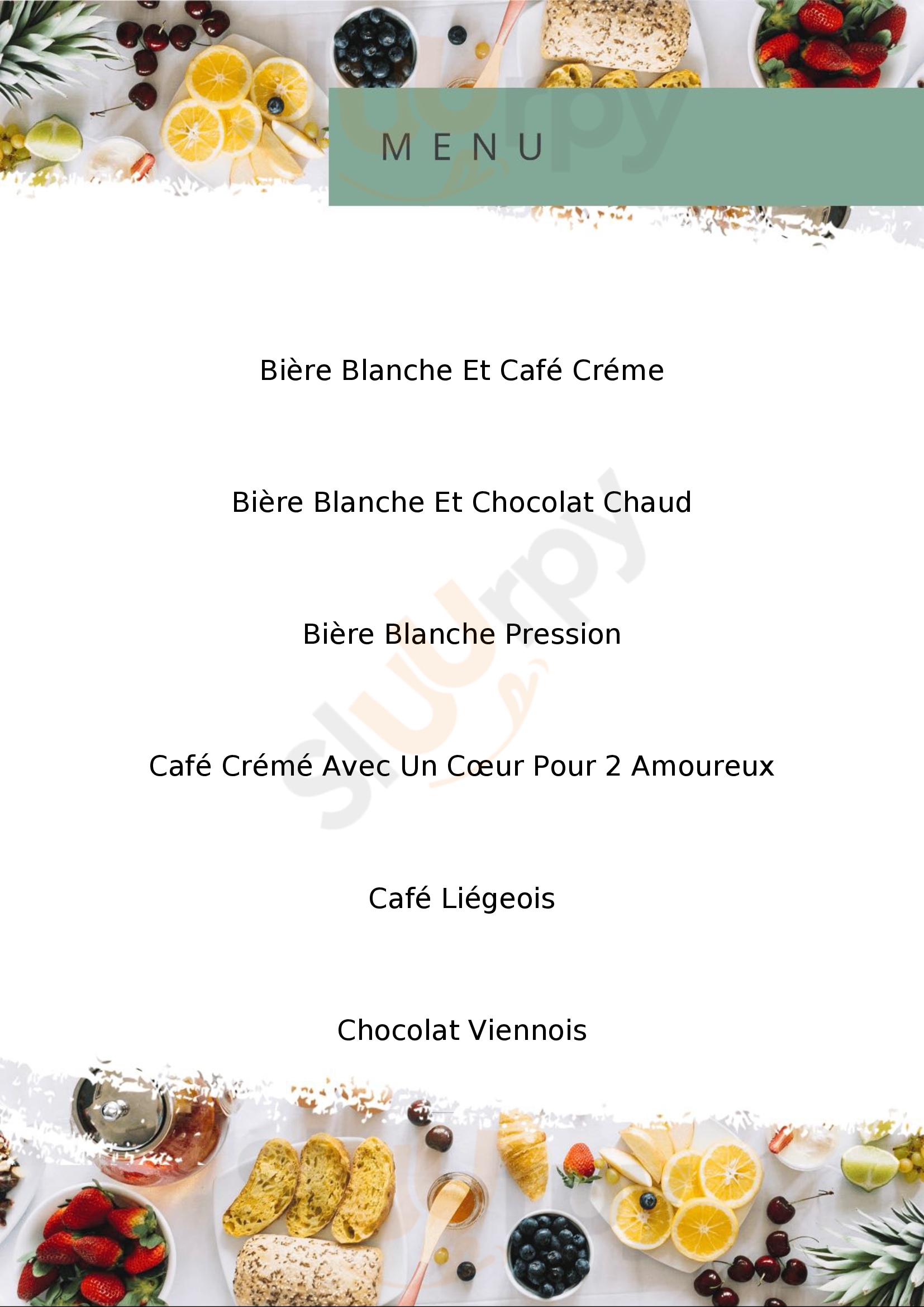 Le Cafe Noir Île de Noirmoutier Menu - 1