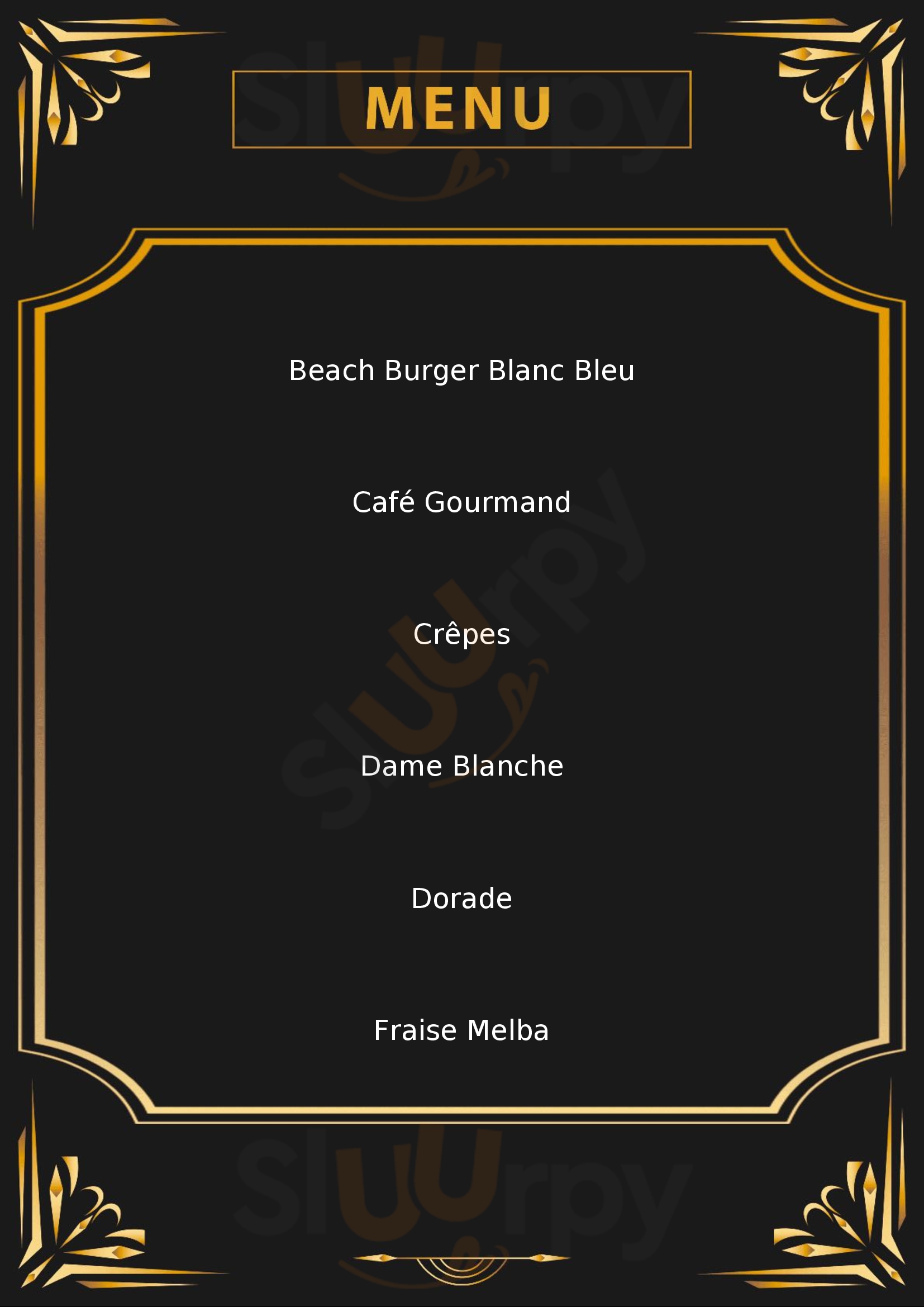 Bleu Et Blanc Saint-Aygulf Menu - 1