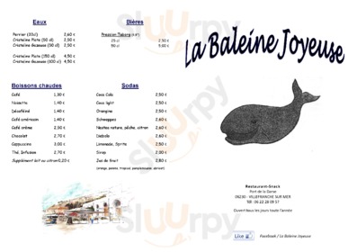 La Baleine Joyeuse, Villefranche-sur-Mer