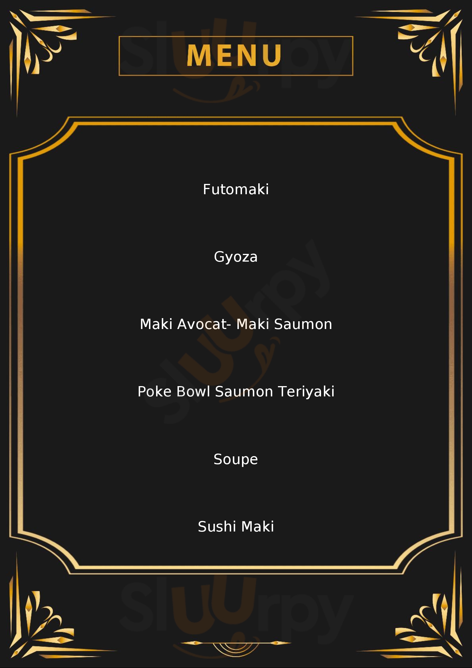 Sushi Kyo Corbeil-Essonnes Menu - 1