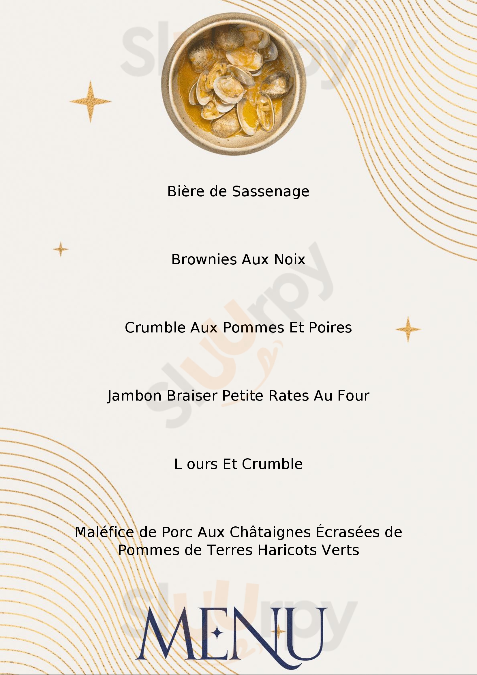 Auberge De Malaterre Villard-de-Lans Menu - 1