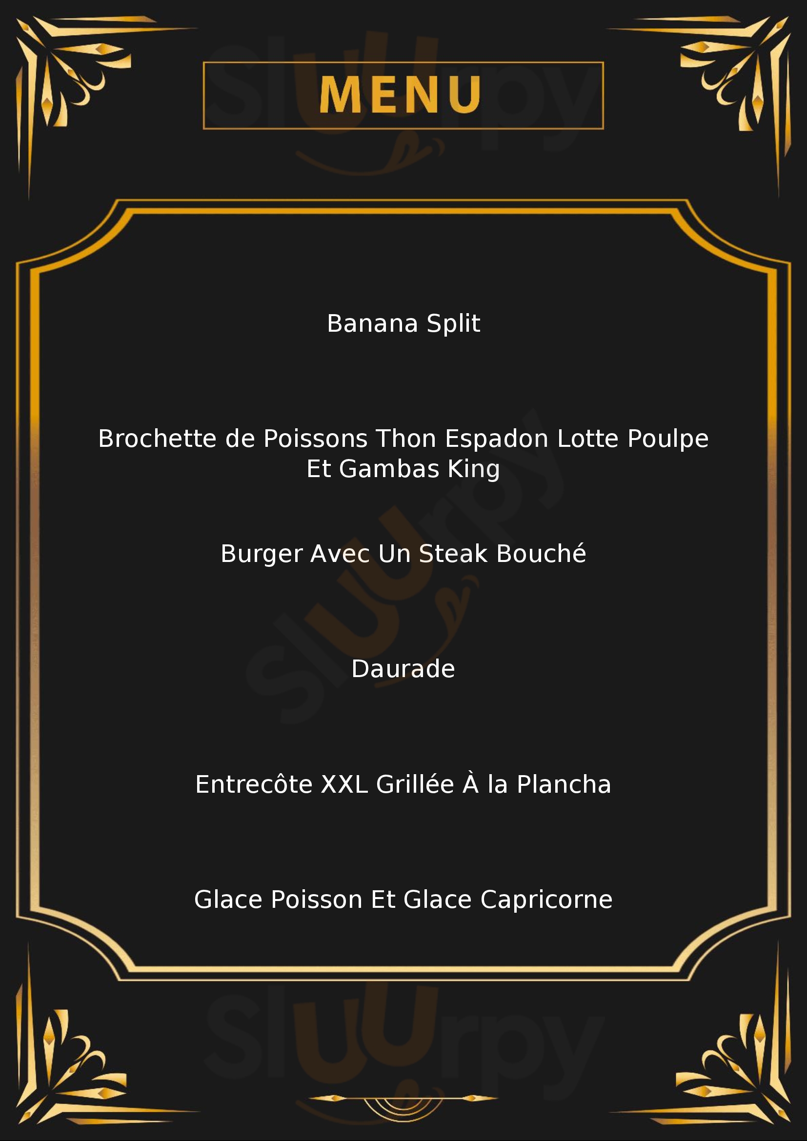 Le Capri Port Leucate Menu - 1