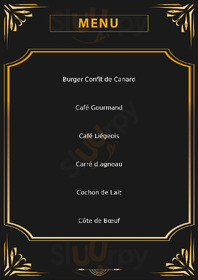 Le Gros Minet menu