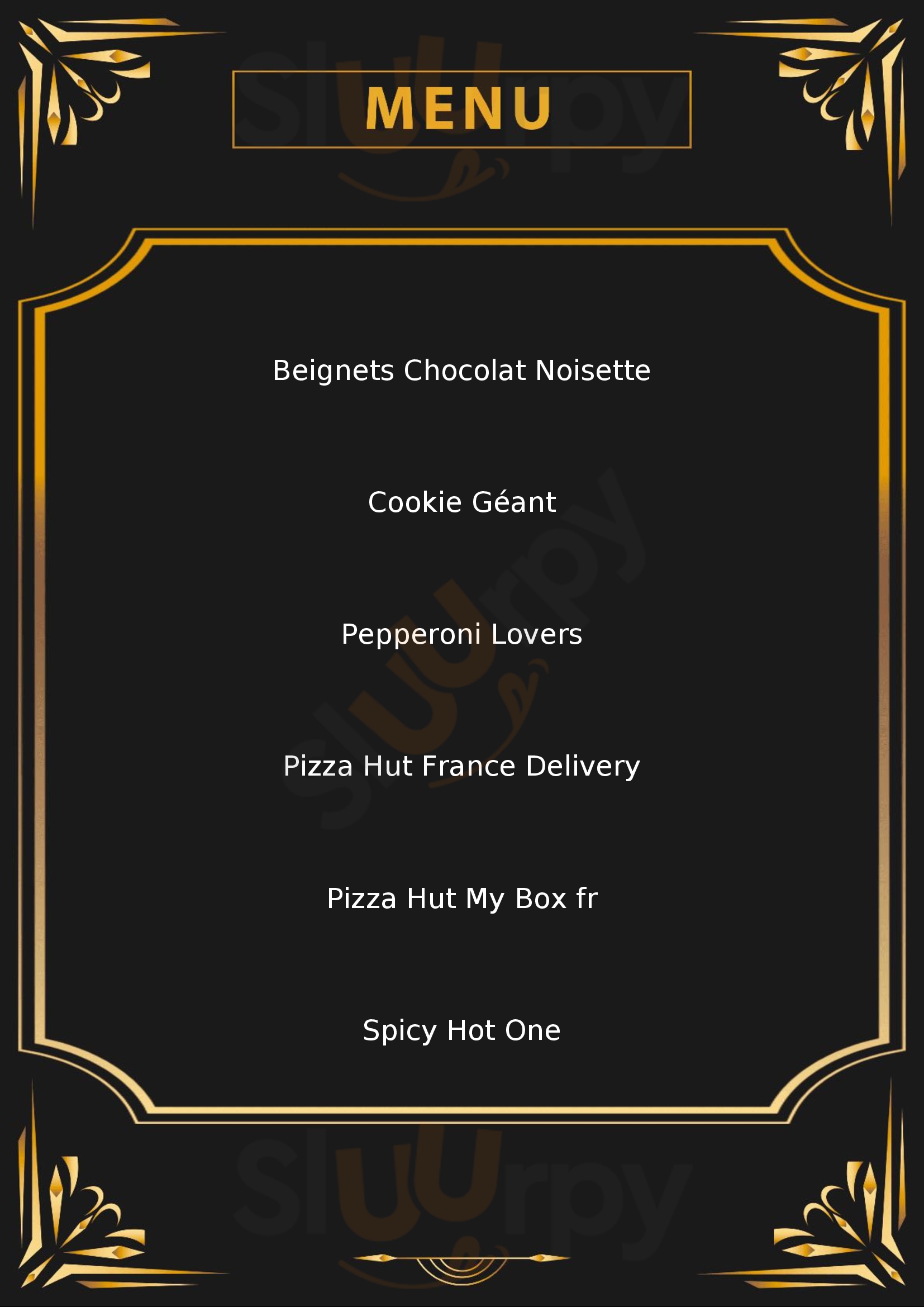 Pizza Hut Franconville Menu - 1