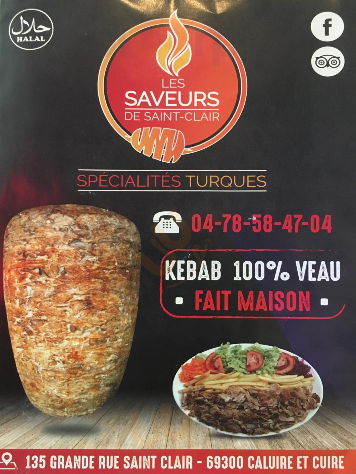 Les Saveurs De Saint Clair Caluire et Cuire Menu - 1