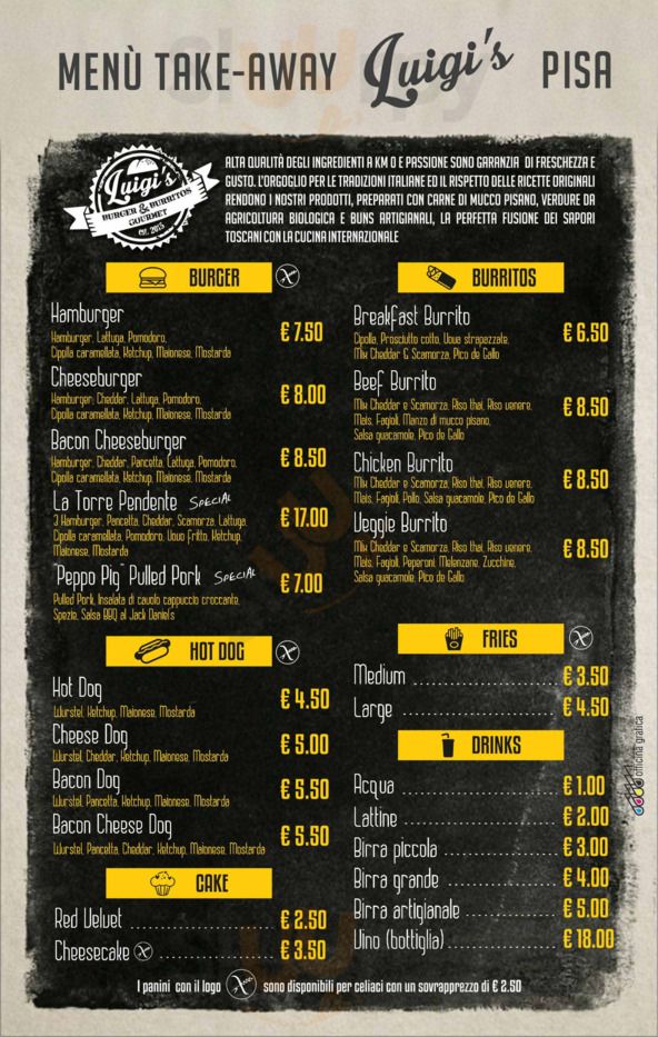 Luigi’s Burgers & Burritos, Lucca