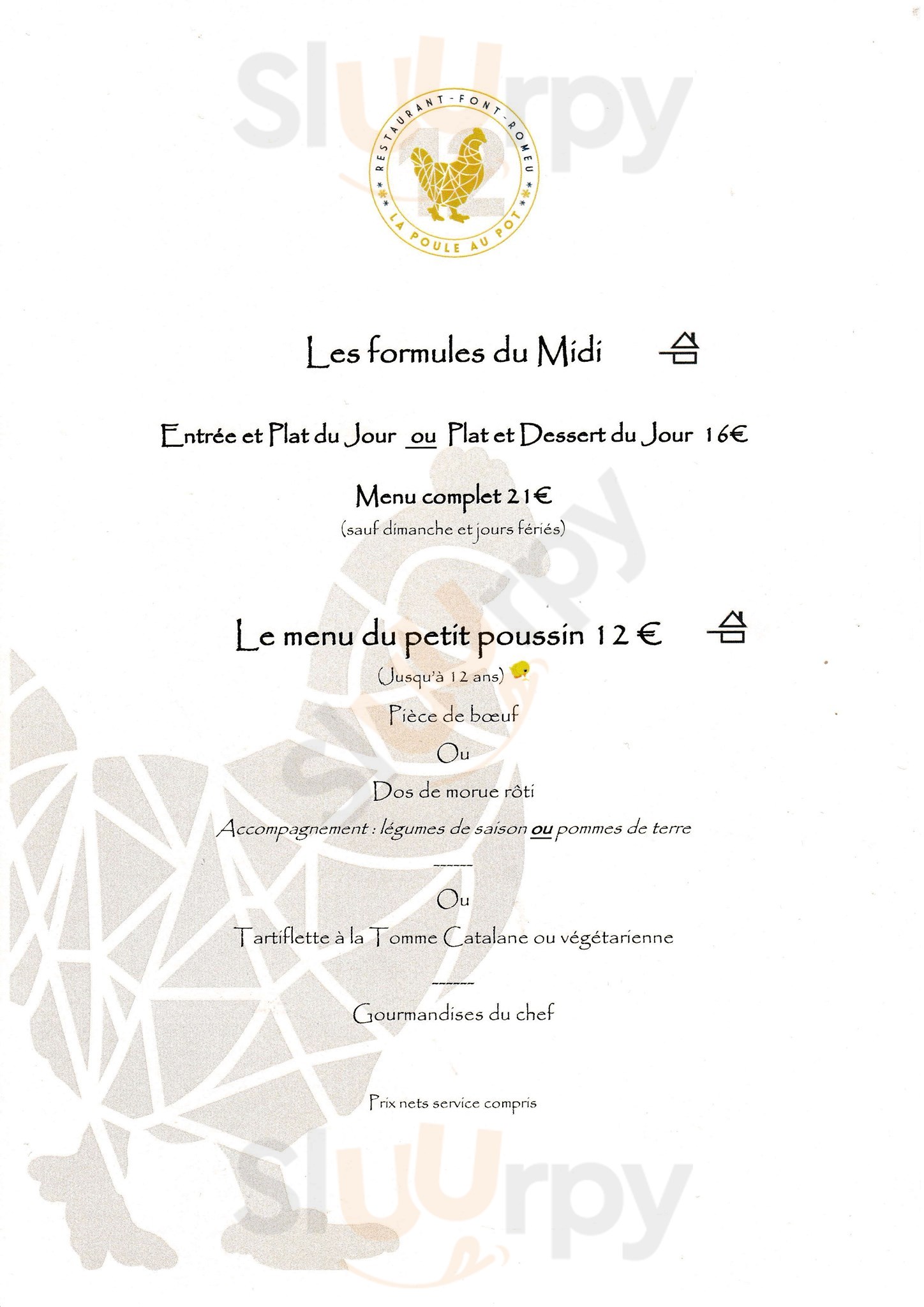 La Poule Au Pot Font-Romeu-Odeillo-Via Menu - 1