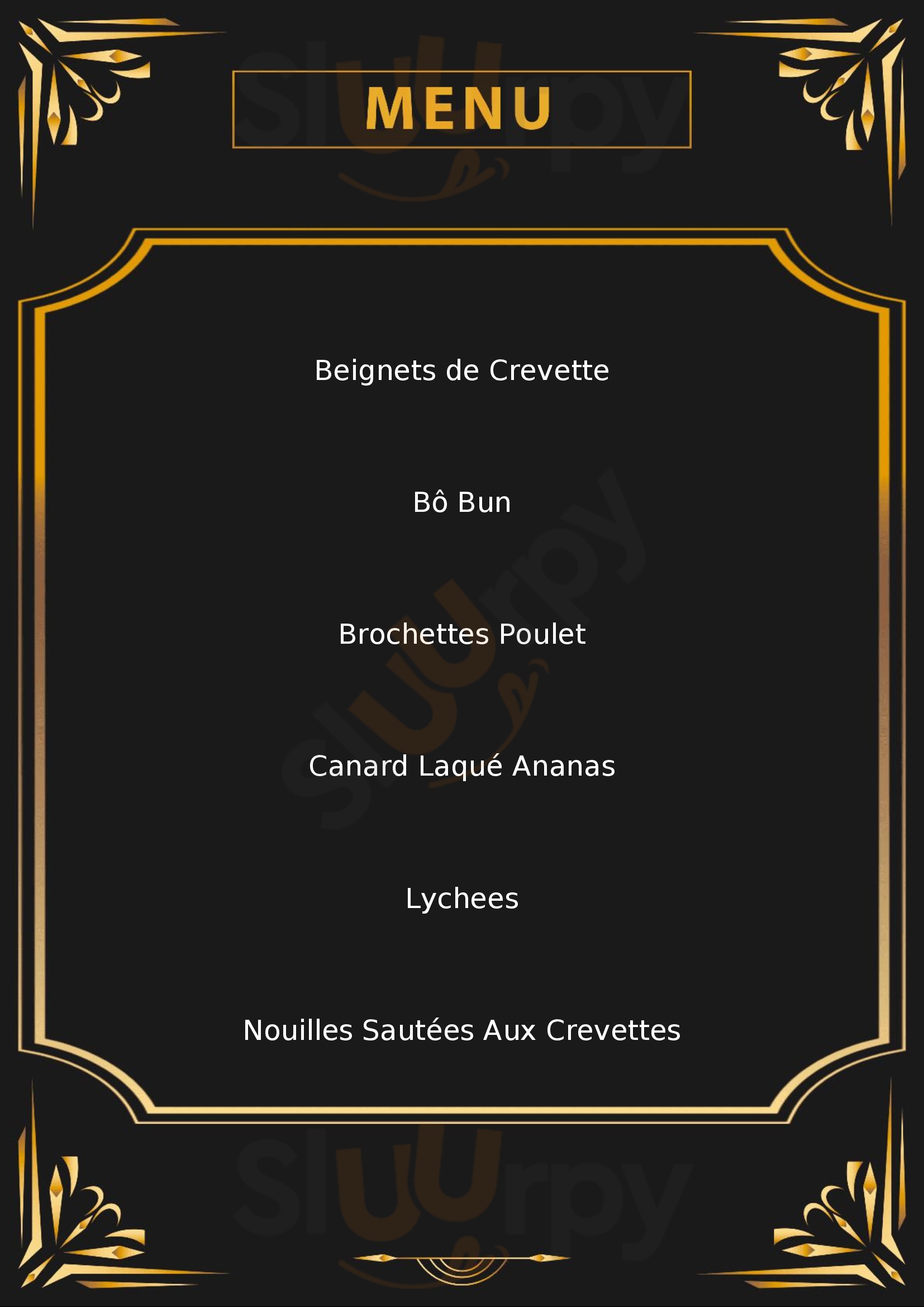 Restaurant Hong Phouc Sisteron Menu - 1