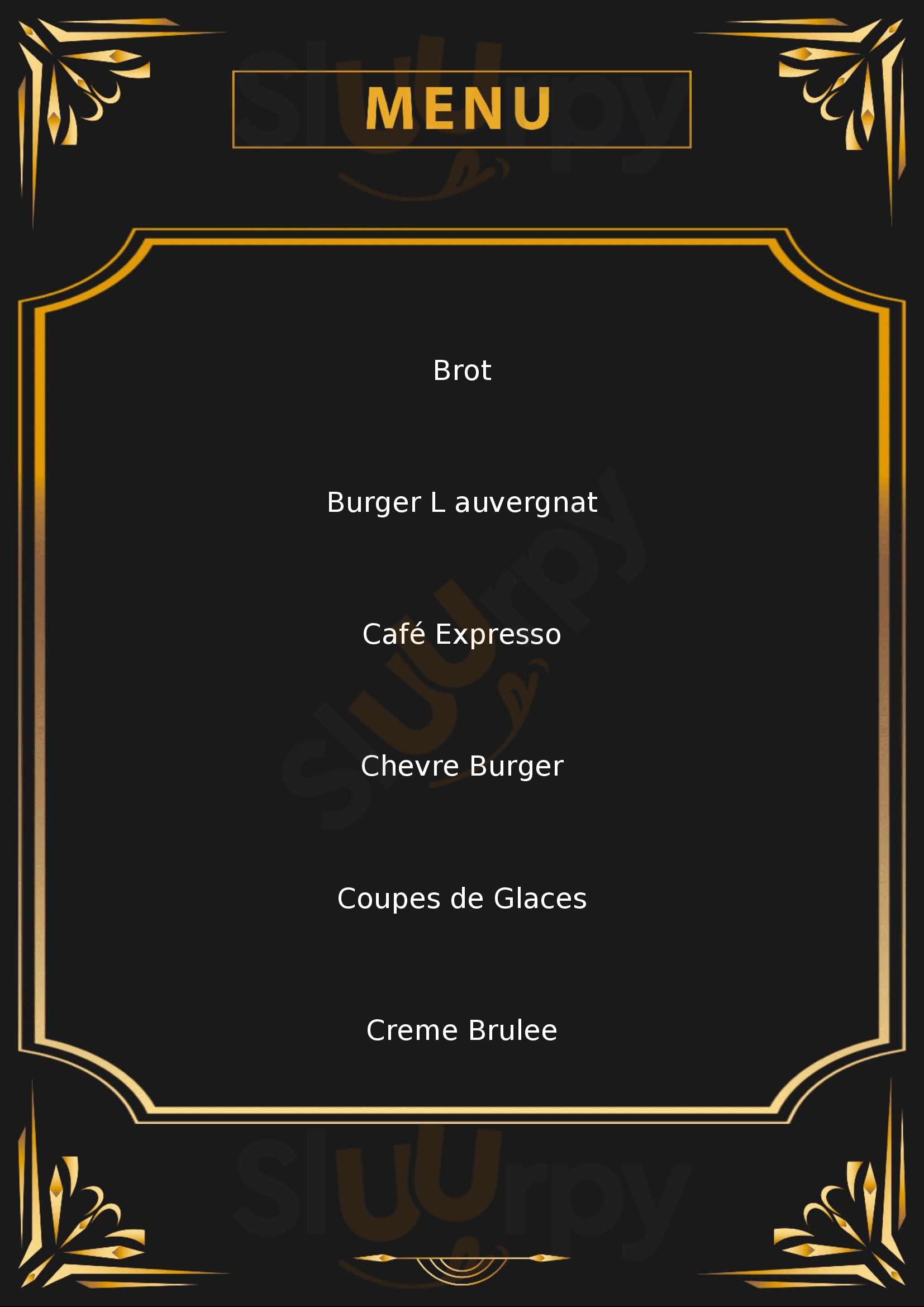 Prim'ose Sisteron Menu - 1