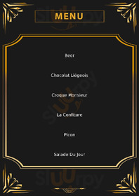 Bar De France menu