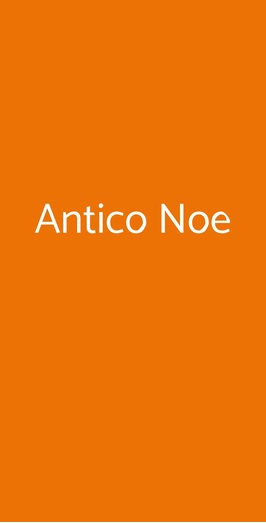 Antico Noè, Firenze