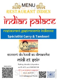 Restaurant Indian Palace, Plaisir