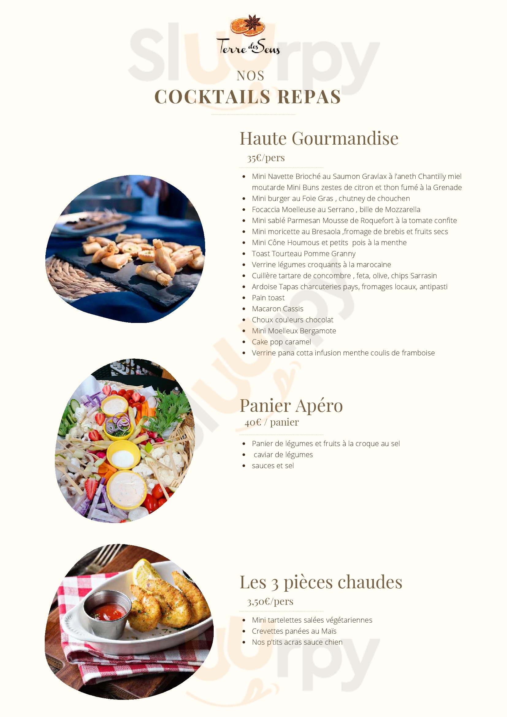 Main Menu - Terre Des Sens