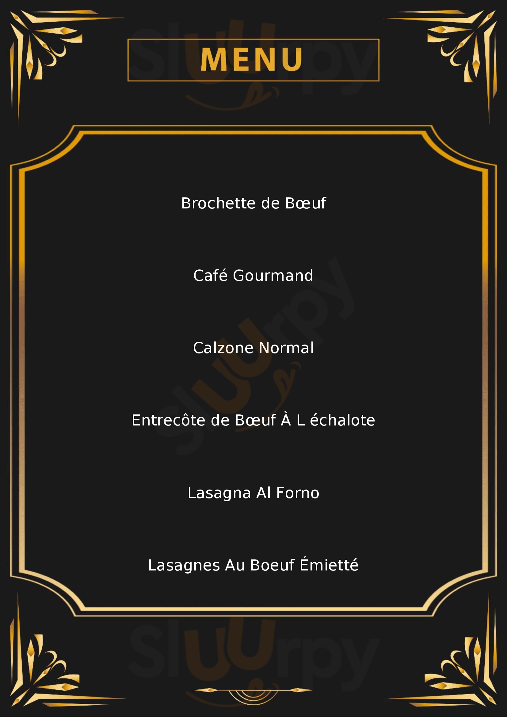 Les Penates Contis-les-Bains Menu - 1