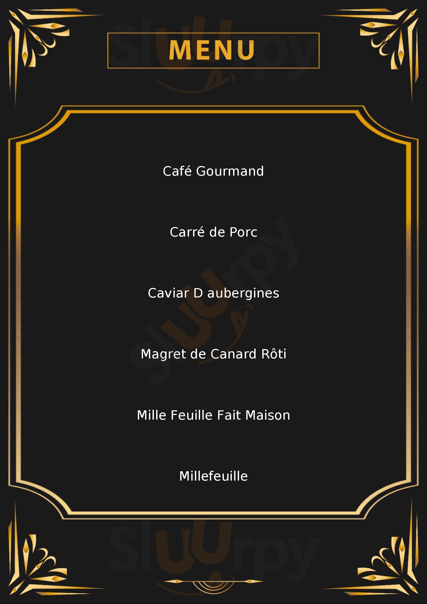 Le Sixieme Sens Neuilly-Plaisance Menu - 1