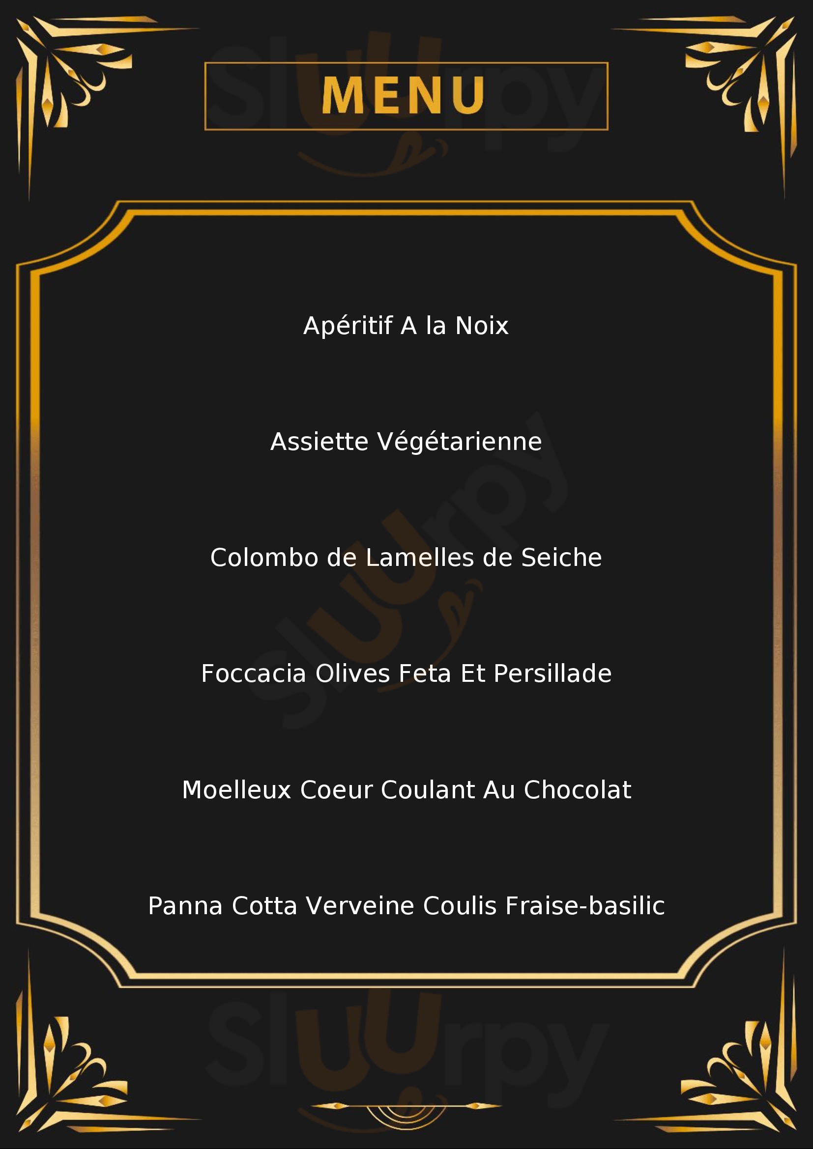 Le Basilic Le Bugue Menu - 1