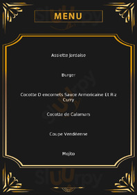 Bella Vista menu
