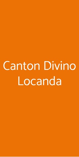 Canton Divino, Avigliana