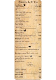 Brasserie Le Ste Foy