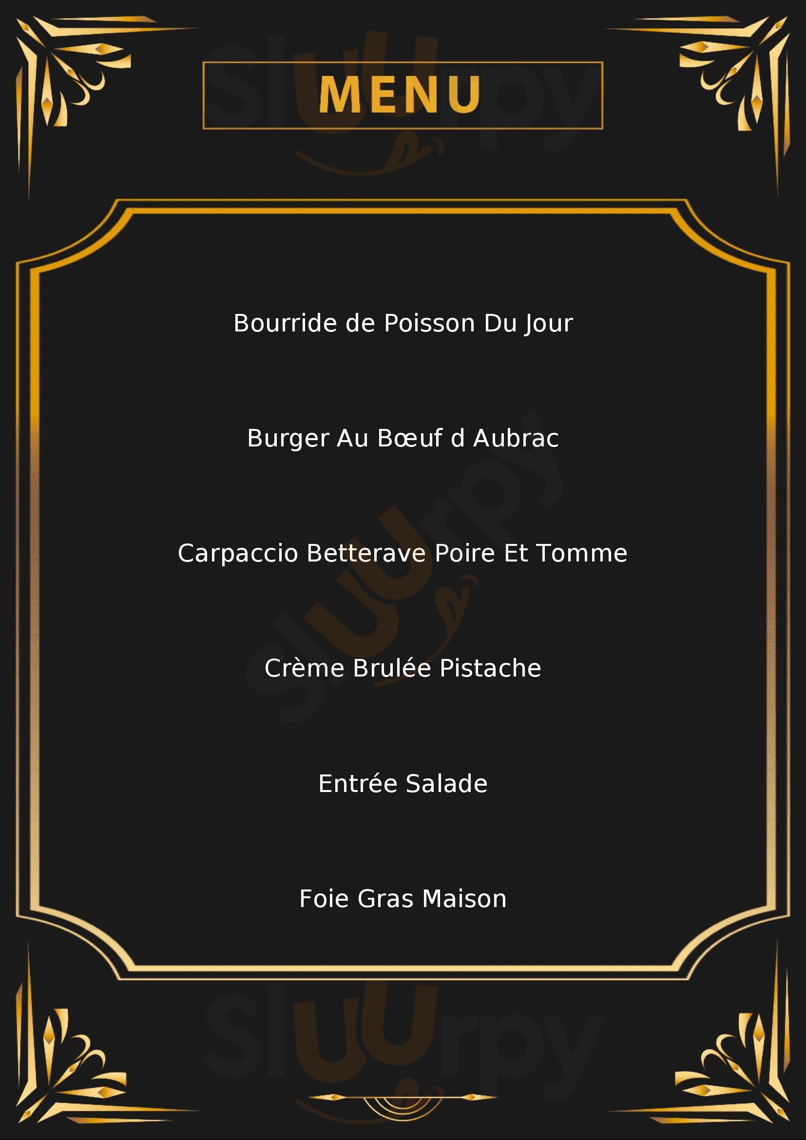 L'auberge Du Moulin Restaurant Sainte-Enimie Menu - 1