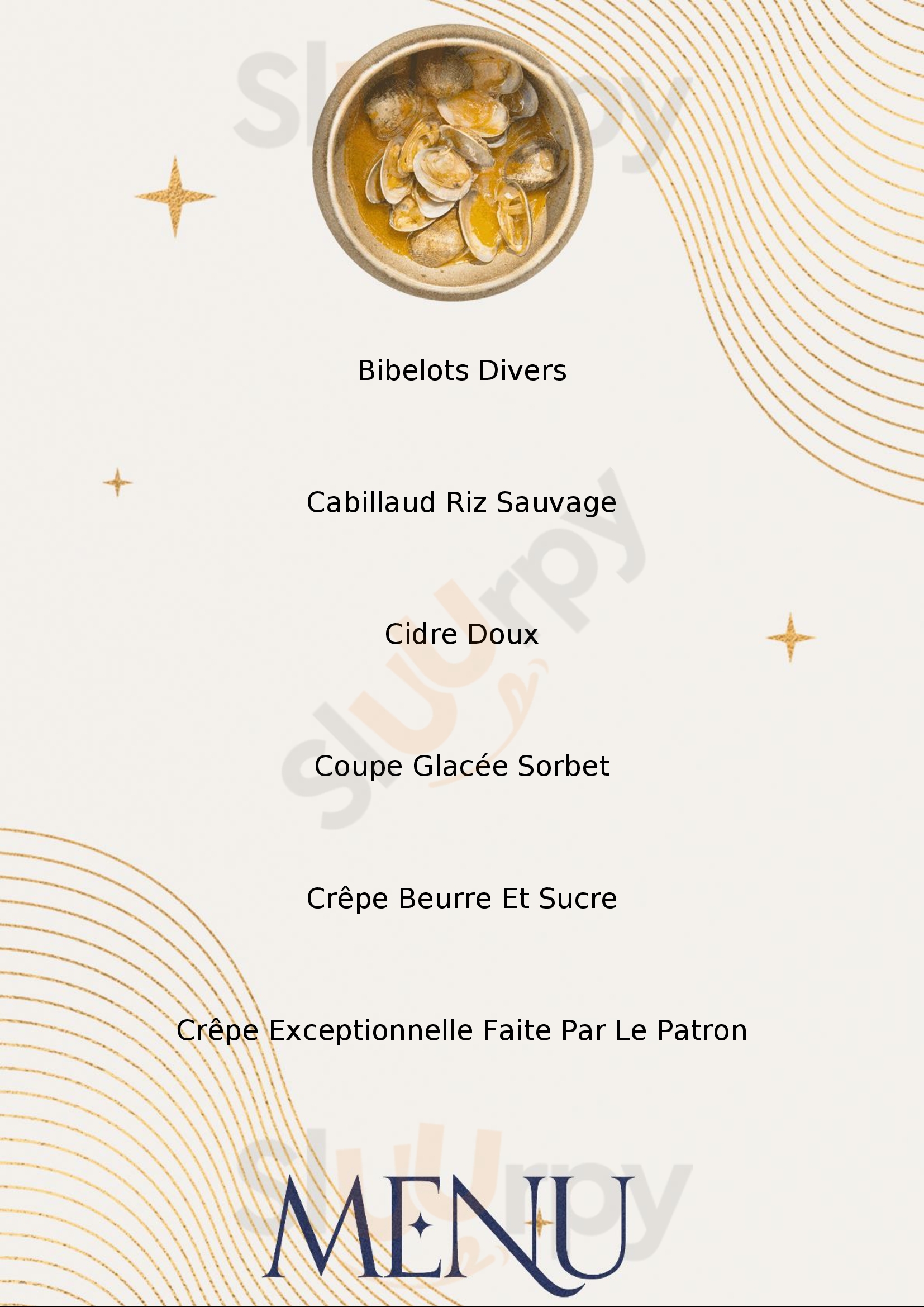 Café Breton Crêperie Rochefort-en-terre Rochefort-en-Terre Menu - 1