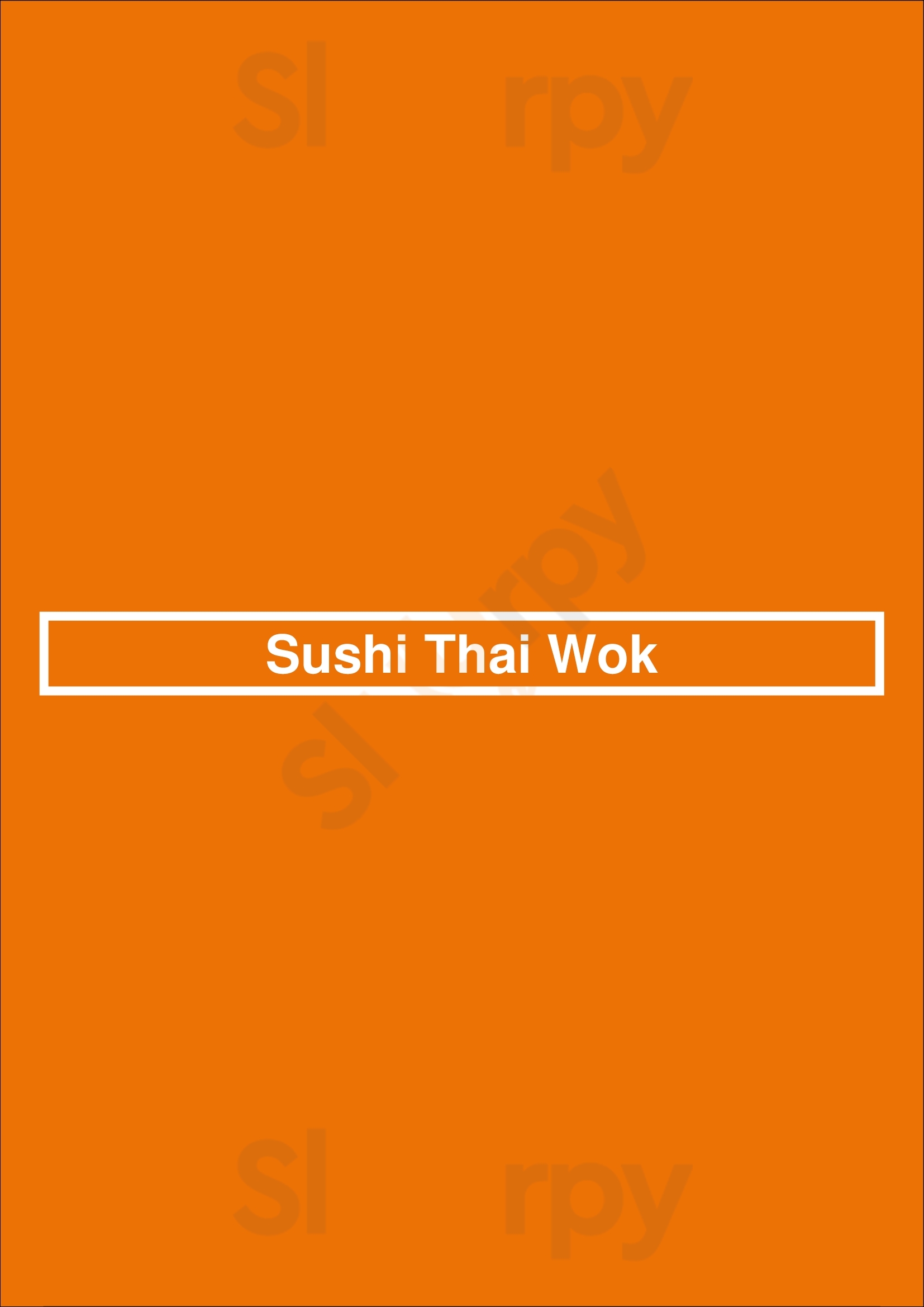 Sushi Thai Wok Deuil-la-Barre Menu - 1