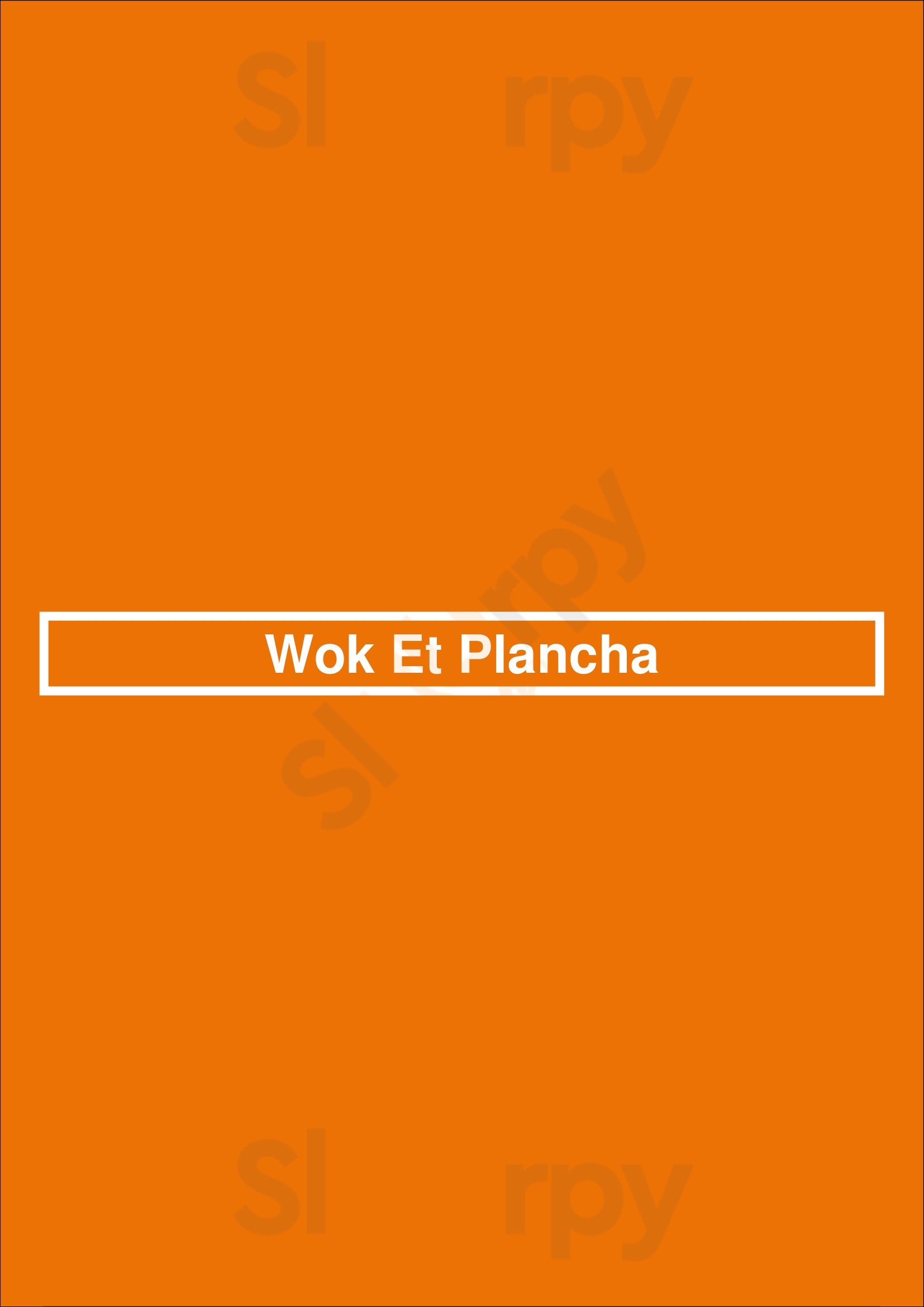 Wok Et Plancha Cruseilles Menu - 1