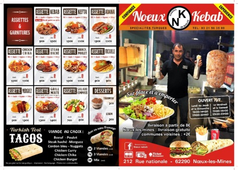 Noeux Kebab 212 Route Nationale