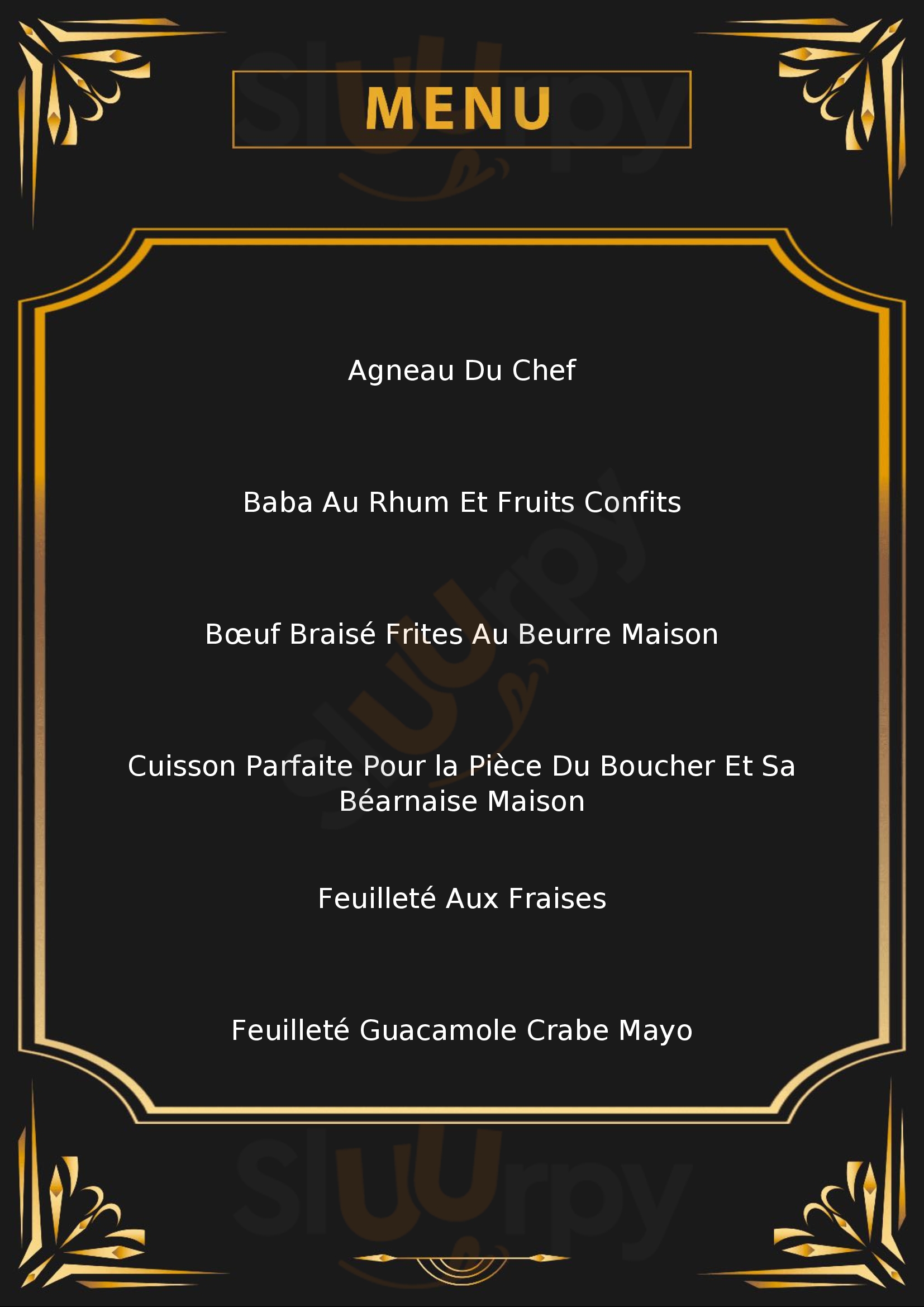 A La Maison Meung-sur-Loire Menu - 1