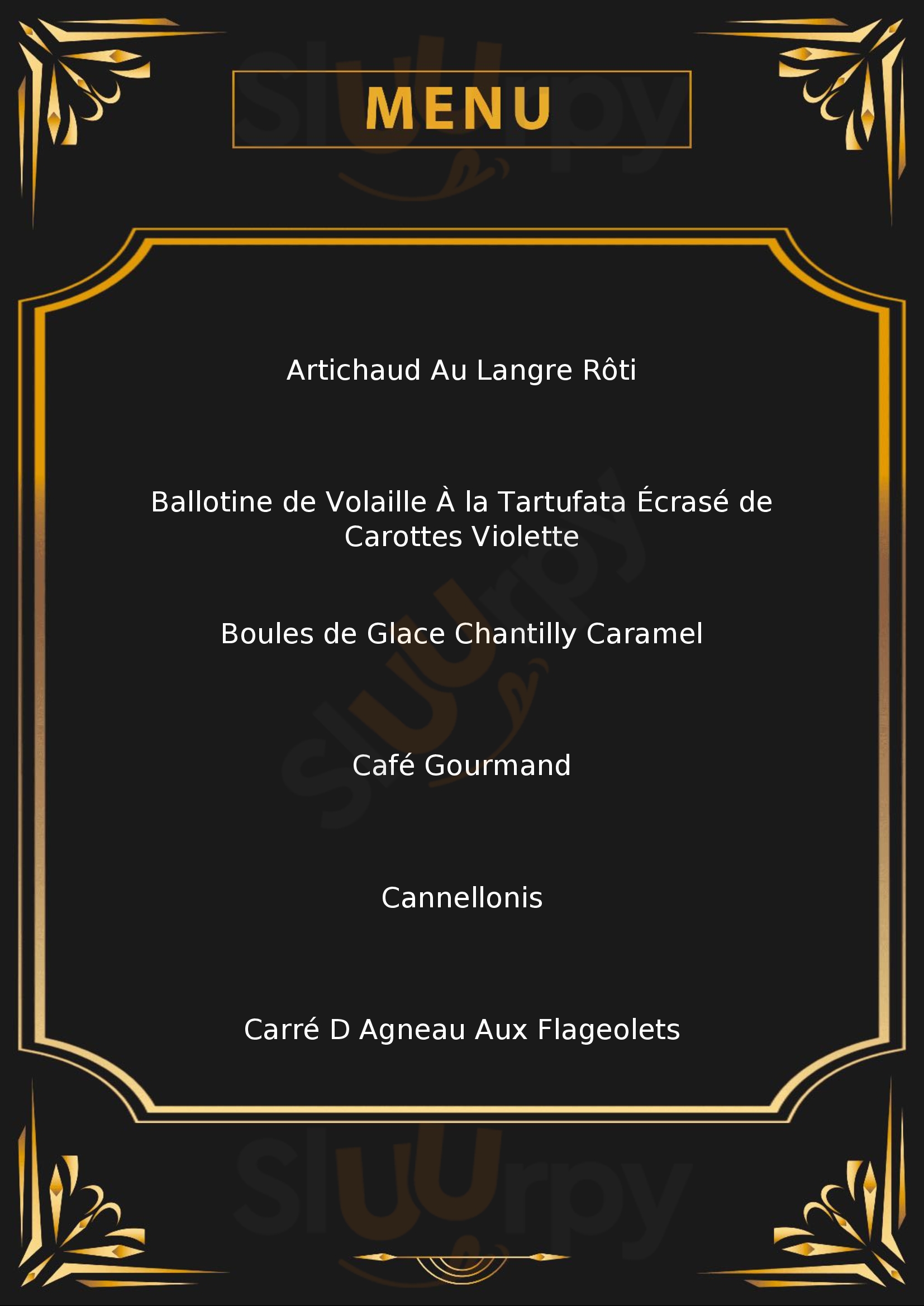 L'albatros Rochefort-en-Yvelines Menu - 1