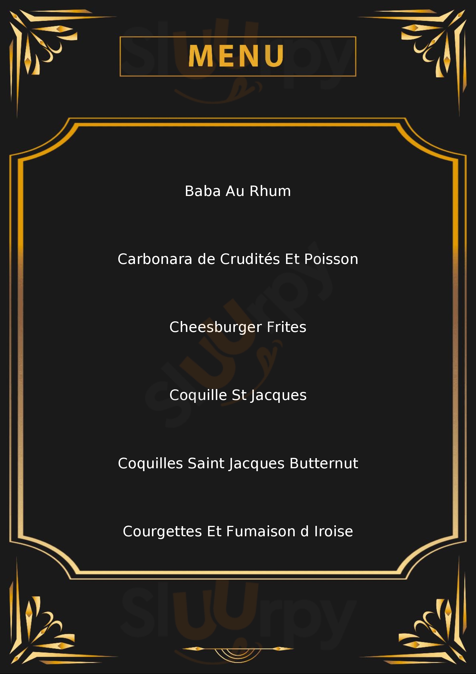 Bistrot 1954 Plougonvelin Menu - 1